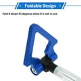 thumbnail image 4 of Unique Bargains Front/Rear Triangle Tow Hooks, Bumper Screw-on Tow Hook for Toyota Avanza Folding Racing Trailer Hook Aluminum Alloy Blue, 4 of 7
