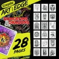 thumbnail image 2 of Crayola Art with Edge, Dungeons & Dragons Coloring Pages, 28 pgs, Adult Coloring, Gifts for Teens, 2 of 8