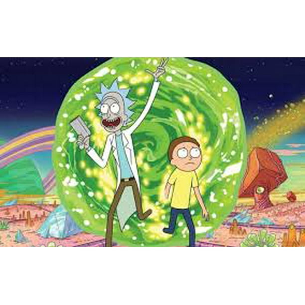 RICK &amp; MORTY Edible Icing Image Photo Cake Topper Sheet