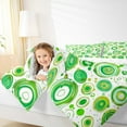 thumbnail image 4 of Manfei Geometric Circle Bedding Set,Minimalism Geometric Circular Twin Comforter Sets,Green White For Girls Boys,Super Cozy Room Decor Reversible,2-Piece, 4 of 8
