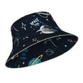 thumbnail image 2 of Bingfone Space Bucket Hat For Men Women,Packable Reversible Printed Sun Hats,Fisherman Outdoor Travel Hiking Beach Caps, 2 of 9