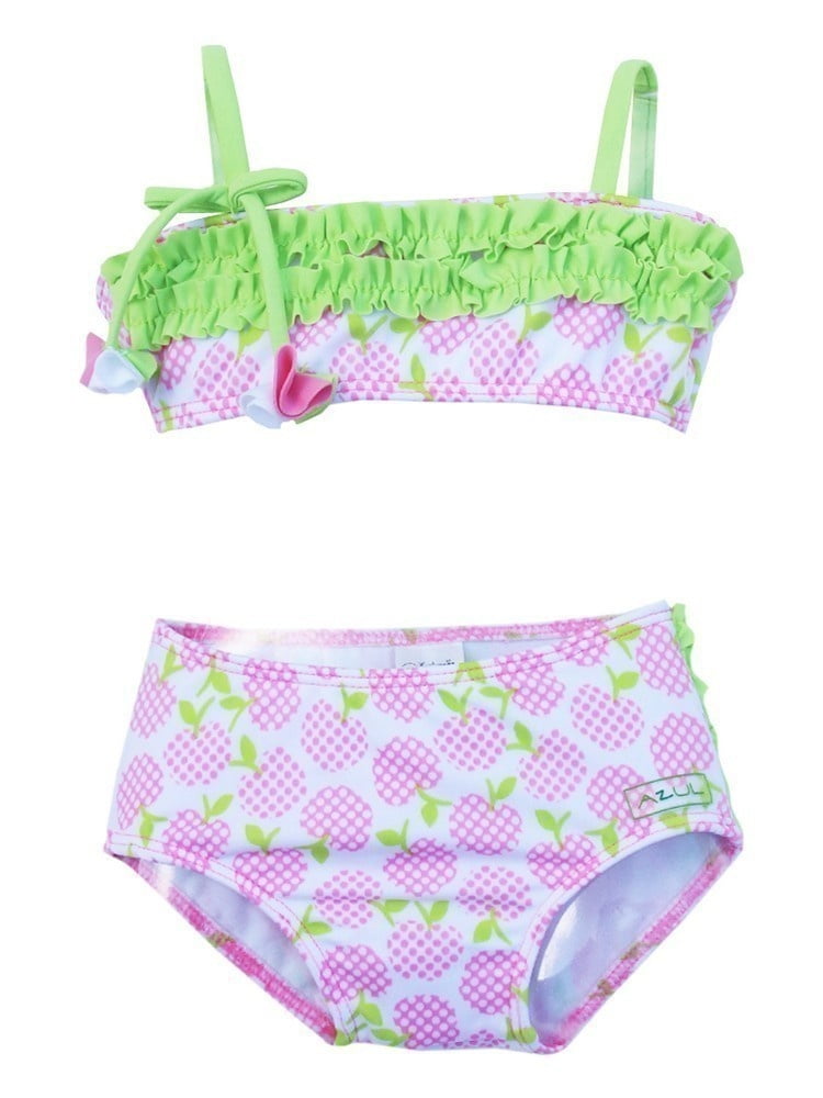 baby pink bandeau bikini