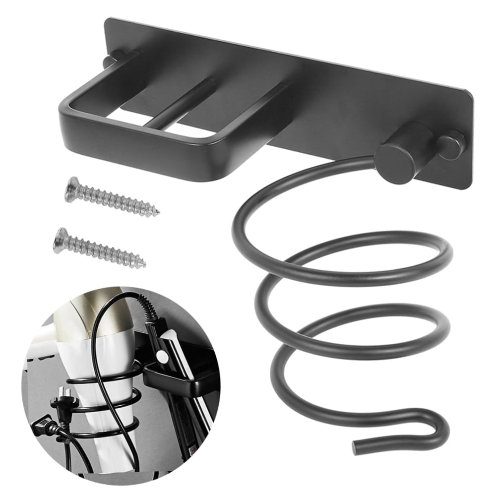 Wall Rack Hair Dryer Straightener Holder Shelf for Home Salon Organizer