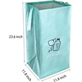 thumbnail image 2 of Recycling Bags,Separate Recycling Waste Bin Bags for Kitchen Home,Trash and Recycle Bin Combo,Reusable Waterproof,Kitchen Gifts Mothers Day Gifts for Mom Wife Grandma,42 Gallon,3Pack, 2 of 3