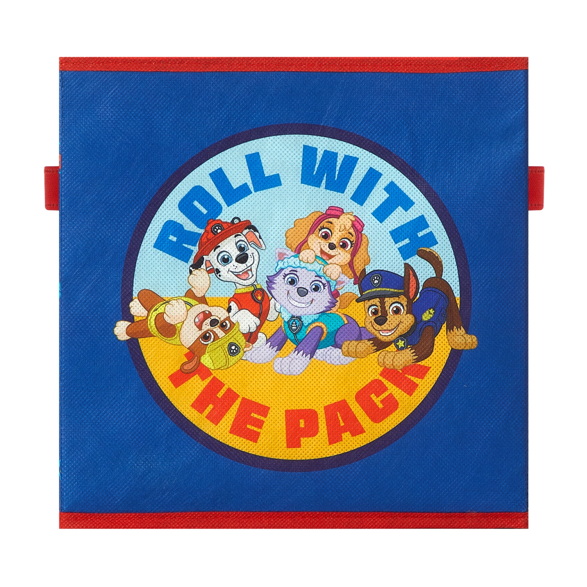 Paw Patrol Kids' 4-Pack Pinted Toy Storage Cubes, 10" x 10"
