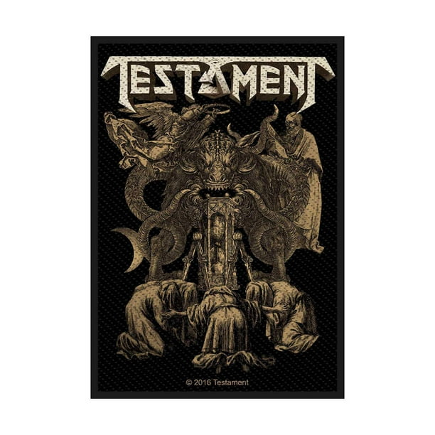 Testament - Parche Diseño Estándar Demonarchy (Negro, Blanco)