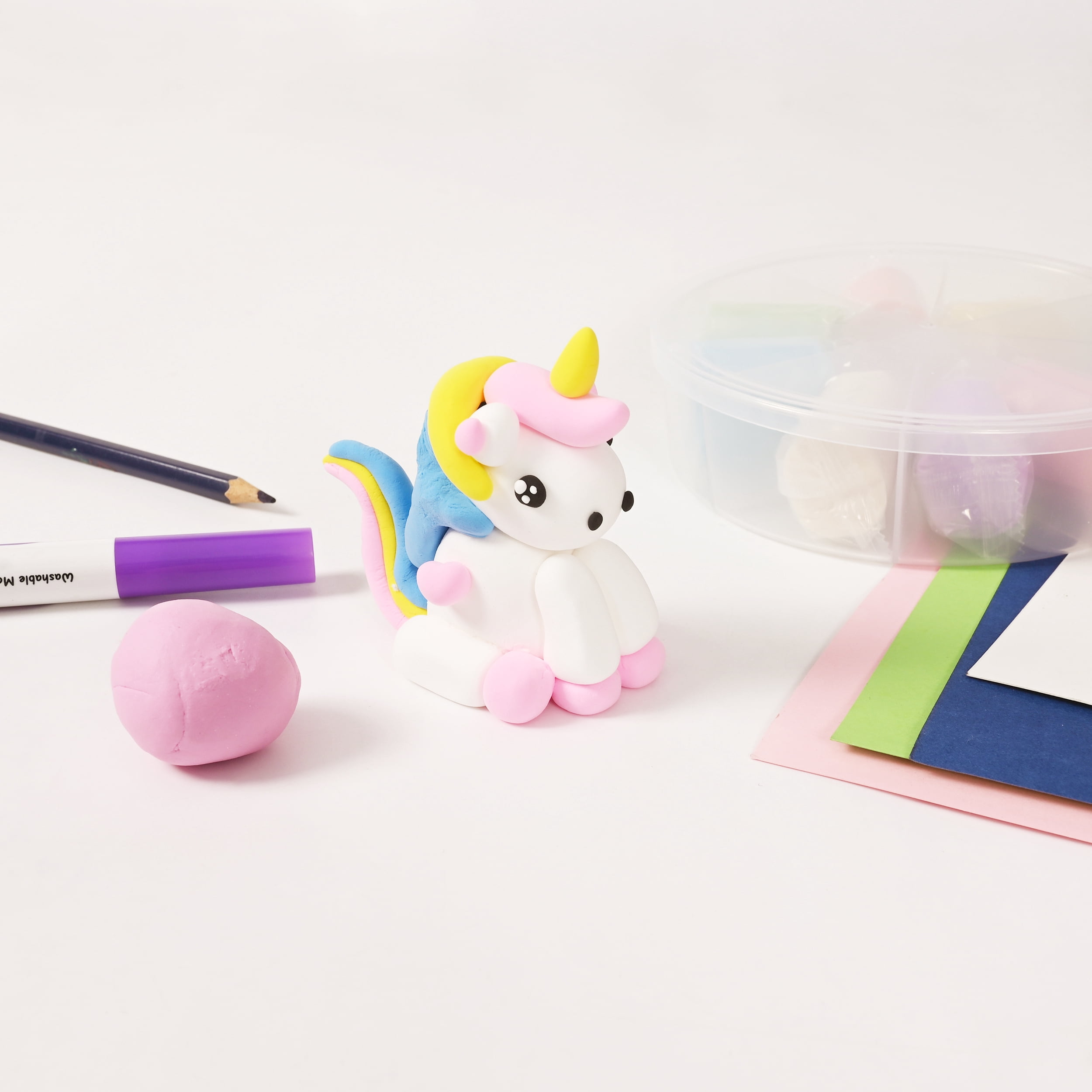 Pen+Gear Air Dry Clay Sculpting Kit, Unicorn