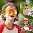 thumbnail image 2 of Kids Sunglasses Youth Baseball Sunglasses for Boys Girls, Polarized UV Protection Sunglasses with Glasses Strap for Sports Running Baseball Cycling, 2 of 7