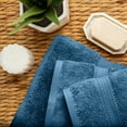 thumbnail image 3 of Solid Egyptian Cotton 6-Piece Towel Set - Denim Blue, 3 of 4