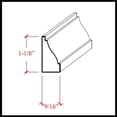 thumbnail image 7 of EWBS14 Baseboard Shoe 1-1/8" Tall x 9/16" Colonial Trim. Unfinished, Maple, 94", 7 of 7
