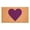 Purple, variant on Calloway Mills 106771729 Purple Heart Doormat, 17 x 29 in.