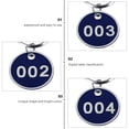 thumbnail image 2 of 1 Pack/10pcs Key Tags with Ring Numbered ID Tags Keychain Number from 1 to 10, 2 of 6