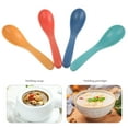thumbnail image 4 of 8pcs Wheat Straw Spoons Cereal Dinner Spoons Dinner Spoon Portable Small Cereal Spoon, 4 of 5