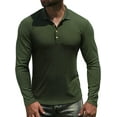 thumbnail image 5 of Iceglad Men's Polo Shirts long Sleeve Casual Slim Fit Shirts, 5 of 9