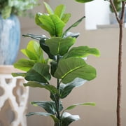 A&B Home 35 Artificial Fiddle Leaf Tree with Planter