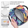 thumbnail image 3 of Balery Hip-Hop DJ Dolphin Pattern Lunch Bag Women, Lunch Box, Lunch Bag, Small Leakproof Lunch Tote Large Capacity Reusable Insulated Cooler Lunch Container-One Size, 3 of 6