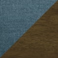 thumbnail image 6 of Amerllia Blue Fabric Upholstery Solid Wood Accent Chair, 6 of 7