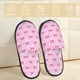 thumbnail image 2 of Fotbe Pink bows Pantuflas Peludas para Mujer con Estampado, Zapatillas de Peluche, Zapatos de Invierno para Casa, Uso Interior y Exterior-Medium, 2 of 8