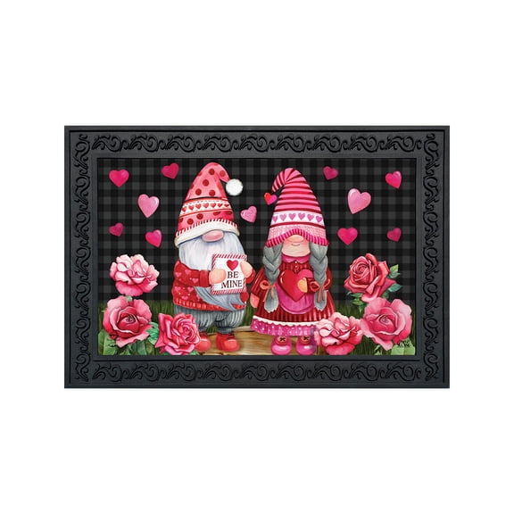 Briarwood Lane Doormat 30x18 Indoor Outdoor Valentine's Gnomes Humor For Valentine's Doormat