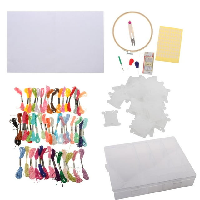 De Inicio De Con Instrucciones De Funcionamiento Para Adultos De Color, s De Herramientas De Punto perfecl Kit de inicio de bordado