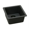 Elkay ELG1515BK0 Gourmet e-granite Single Bowl Dual-Mount Bar Sink, Available in Various Colors