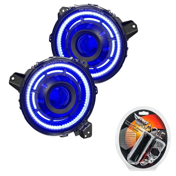 Oracle Jeep JL/Gladiator Headlights Colorshift-Rf CNTLR