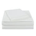 thumbnail image 3 of NC Home Fashions Embroidered ultra soft microfiber sheet set, California King, Bright White, 3 of 4