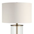 thumbnail image 3 of Evelyn&Zoe 28" Traditional Metal Table Lamp with White Drum Linen Shade, 3 of 14