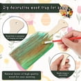 thumbnail image 6 of 24Pcs Blank Mini Wooden Cutting Boards with Handle Small Cutting Board DIY Home Kitchen Cooking Vegetable Decor A, 6 of 9