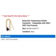 thumbnail image 2 of Relay Box Temperature Switch Connector - Compatible with 2004 - 2007 Ford Freestar 2005 2006, 2 of 2