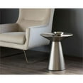 thumbnail image 2 of Sunpan Carmel 19" Contemporary Stainless Steel Side Table in Silver, 2 of 8