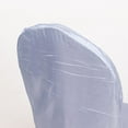 thumbnail image 5 of BalsaCircle Dusty Blue Crushed Crinkle Taffeta Stretchable Banquet Chair Cover Party Events Home, 5 of 8
