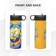 thumbnail image 3 of Uemuo Funny Alarm Clock Illustration Print 18oz Sports Insulated Kettle, Water Bottle, Outdoor Sports Bottle, Insulated Hydration Bottle with Handle & Flip Straw, 3 of 8