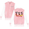 thumbnail image 3 of Chaqueta universitaria de béisbol estilo aviador de Mickey Minnie Mouse para hombre y mujer, chaquetas estilo hip hop estilo Harajuku, abrigos individuales para niños y niñas, 3 of 5