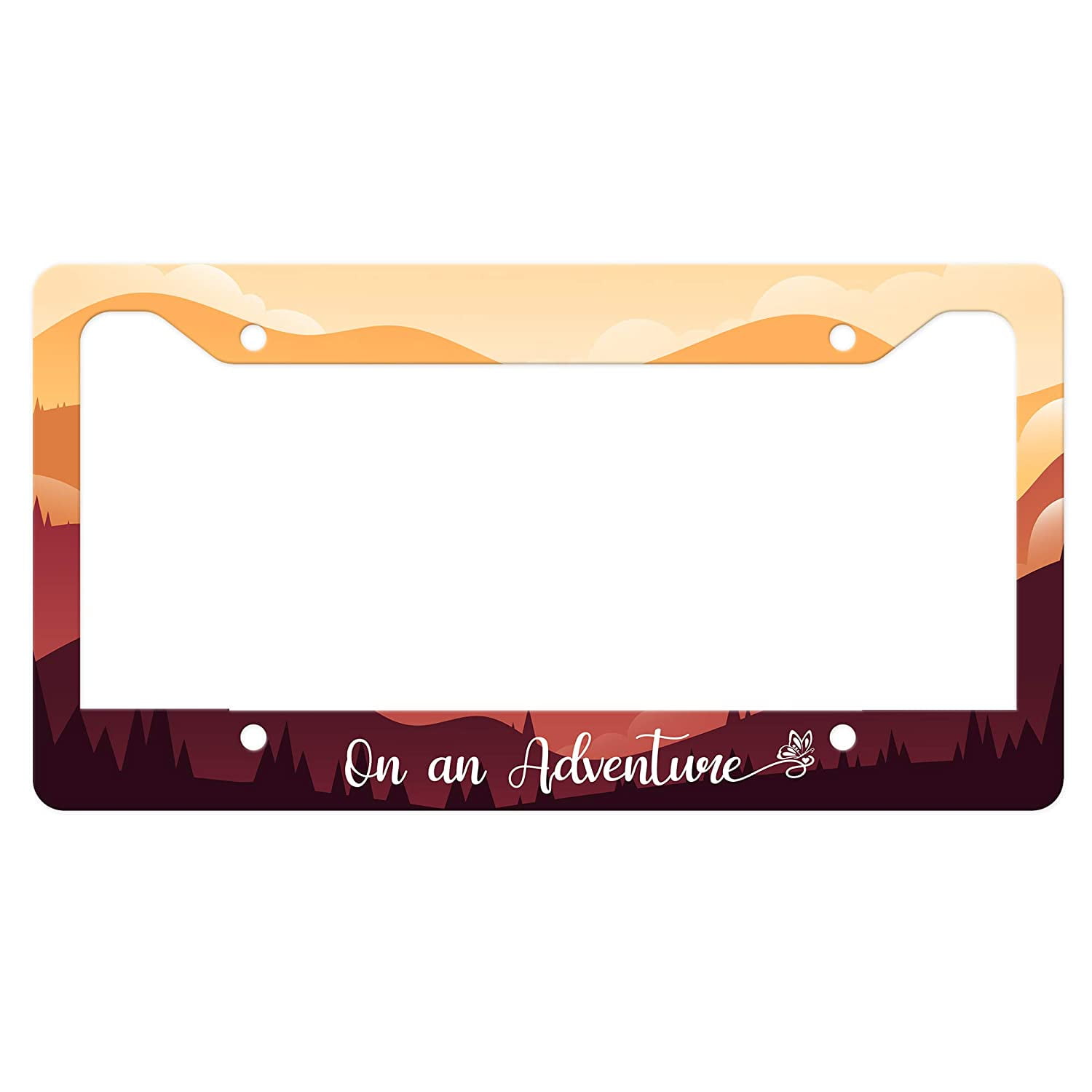 Wozukia Foggy Mountains and Forest License Plate Frame Banff National Park in Canada Nature Scenics Black and White Metal License Plate Cover Front Plates Frames for Women Men US Vehicles Standard Wozukia Foggy Mountains and Forest License Plate Frame Banff National Park in Canada Nature Scenics Black and White Metal License Plate Cover Front Plates Frames for Women Men US Vehicles Standard