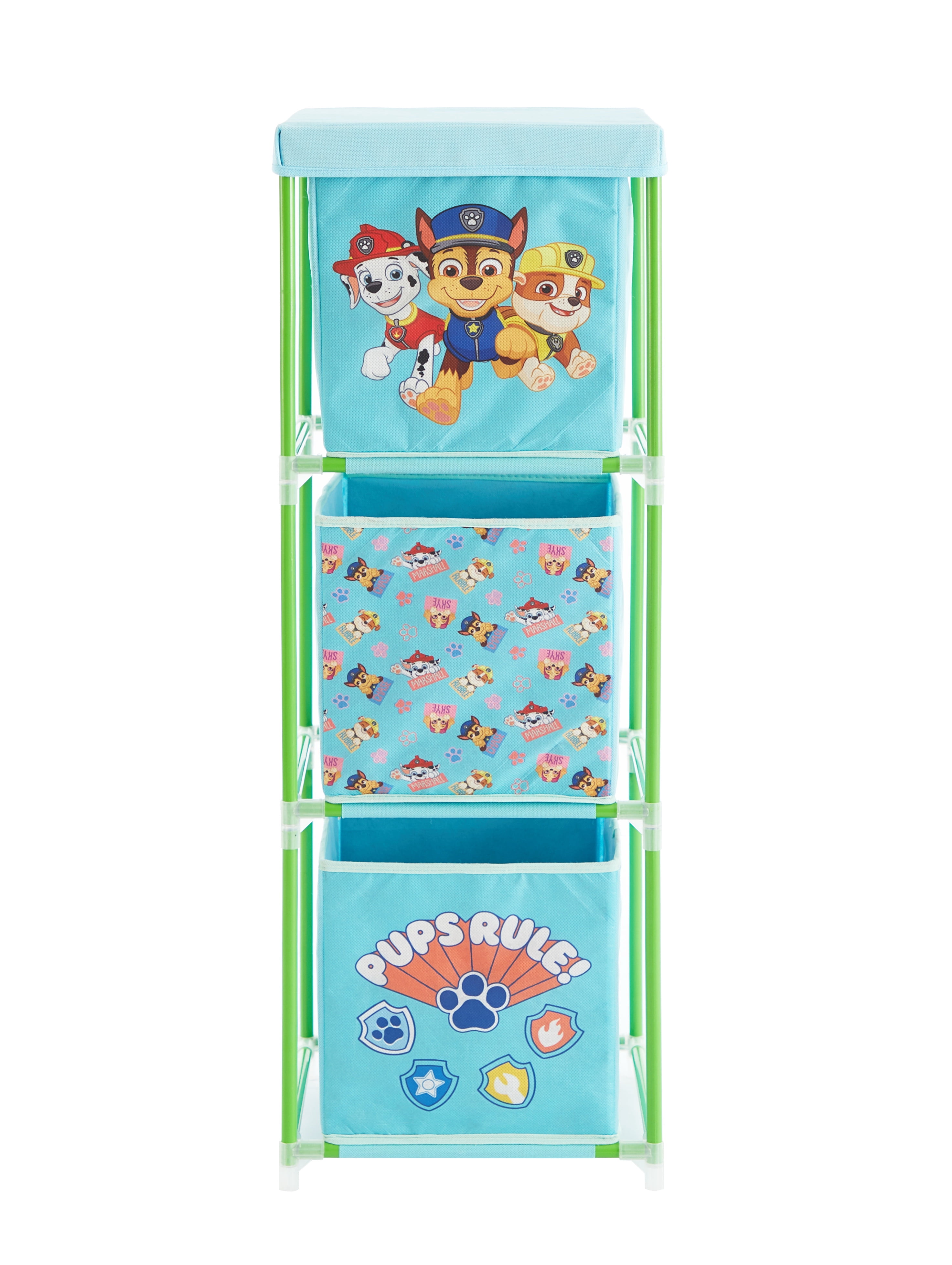 Nickelodeon Paw Patrol 3 Tier Kids Storage Cart