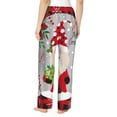 thumbnail image 3 of Daiia Gnome And Buffalo Plaid Women's Sleep Pant with Pockets and Drawstring,Pajama Pants-Medium, 3 of 9