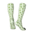 thumbnail image 4 of Balery Green Avocado Printed Novelty Socks Men's Women's Crew Socks Sports Socks Knee High Socks Cotton Socks Quirky and Cool Socks, 4 of 9