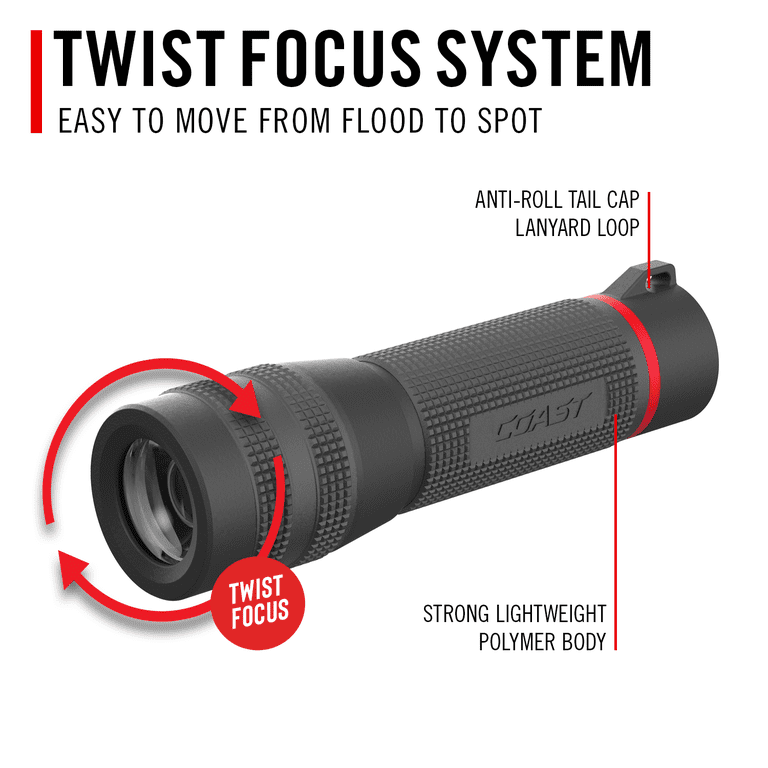 Coast GX15 Waterproof LED Flashlight, 800 Lumens photo 5