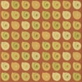 thumbnail image 1 of Ahgly Company Machine Washable Indoor Square Transitional Orange Red Orange Area Rugs, 4' Square, 1 of 7