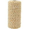 Just Artifacts ECO Bakers Twine 110yd 12Ply Striped Mustard Yellow