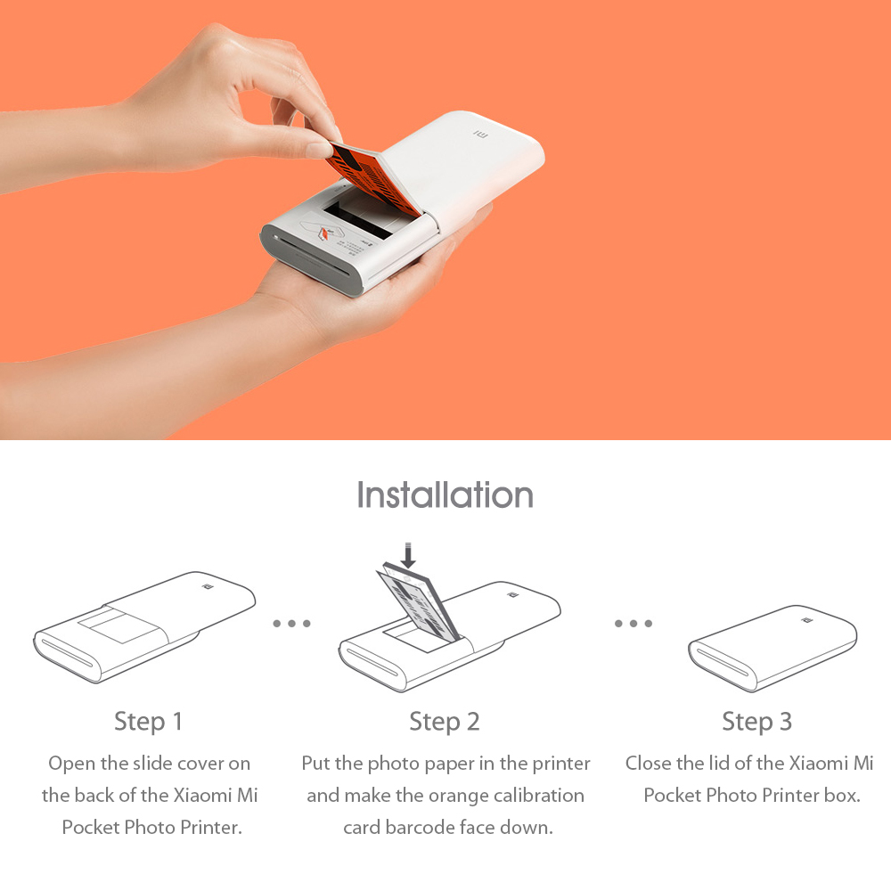 xiaomi mi portable photo printer papier