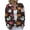 P-Black, variant on JIAYUE Women Halloween Cardigan Cozy Crew Neck Button Front Knit Sweater Long Sleeve Pumpkin Ghost Print Outerwear For Daily Walking Shopping