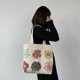 thumbnail image 2 of Bolso de mano de lona para mujer, bolsa de hombro con cremallera, para trabajo, playa, viajes y compras, 2 uds., 2 of 3