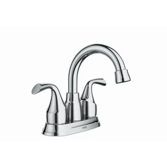 Idora Two-Handle Centerset Bathroom Sink Faucet with Drain Assembly, Chrome