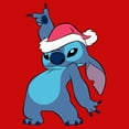 thumbnail image 2 of Boy's Lilo & Stitch Santa Hat Graphic Tee Red Large, 2 of 4