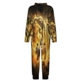 thumbnail image 5 of Goosebumps Hooded Union Suit One Piece Pajama Outfit PJs Sleepwear, 5 of 7
