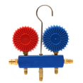thumbnail image 4 of Manómetro de colector de CA R134A 100 cm de carga de refrigerante con 2 acopladores rápidos de adaptadores de manómetro Macarena Manómetro de colector, 4 of 7