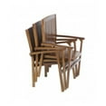 thumbnail image 4 of All Things Cedar Teak 5 pc. Patio Dining Table Set with Butterfly Extension, 4 of 6
