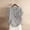 Grey, variant on QHWAUAKFBN T Shirts For Women Trendy Loose Fit Plus Size Cotton Linen Loose Tunic Breathable & Comfortable Boho Blouse Tshirts Top